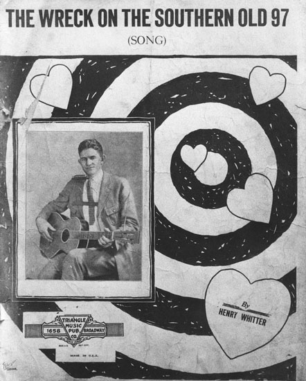 P-928 Henry Whitter on Sheet Music--Credit Blue Ridge Institute & Museum of Ferrum College