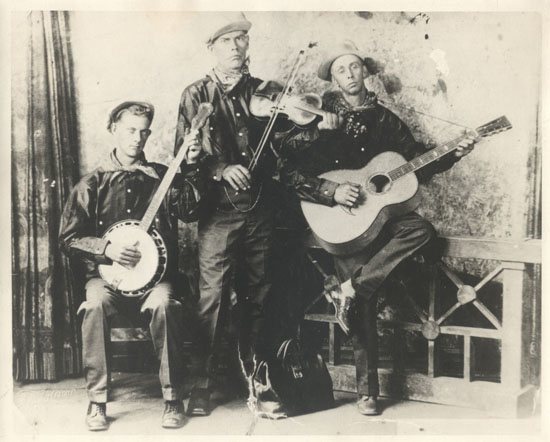 PS-1931 Ernest Stoneman and the Jenkins Brothers--Credit Dave Freeman, County Records