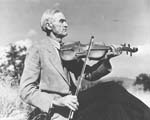 P-2115 Fiddlin' John Powers at Whitetop Festival--Credit Blakemore Collection, Blue Ridge Institute & Museum of Ferrum College